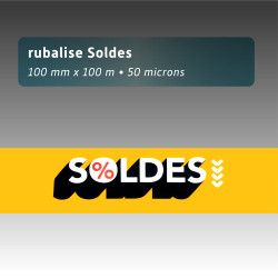Rubalise plastique soldes 3 couls% 100mm*100m