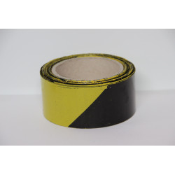 Ruban adhésif PVC jaune/noir