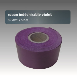 Ruban indéchirable 50mm*50m violet