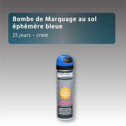 Bombe de Marquage au sol éphémère 15 jours - craie