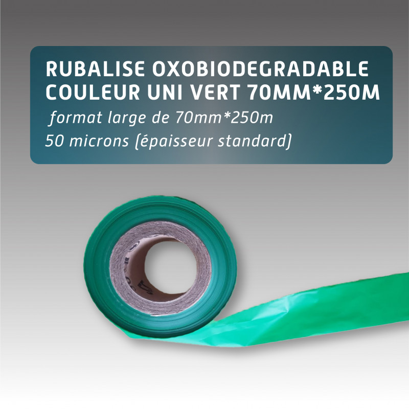 OXOBIO.FR Ruban signalisation oxobiodegradable 