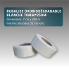 Rubalise oxobiodégradable couleur uni orange 70mm*250m