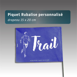 Piquet rubalise spécial NUIT réutilisable - lot de 100 - couleur unie - 7 couleurs disponibles ( lot de 100)