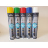 Bombe de marquage tracing pro peinture permanente - lignes de signalisation - 12 à 18 mois - 7 coloris