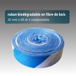 Ruban de signalisation biodégradable - 6 coloris - 20mm*75m - Rubalise