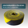 Ruban de signalisation biodégradable - 6 coloris - 20mm*75m - Rubalise