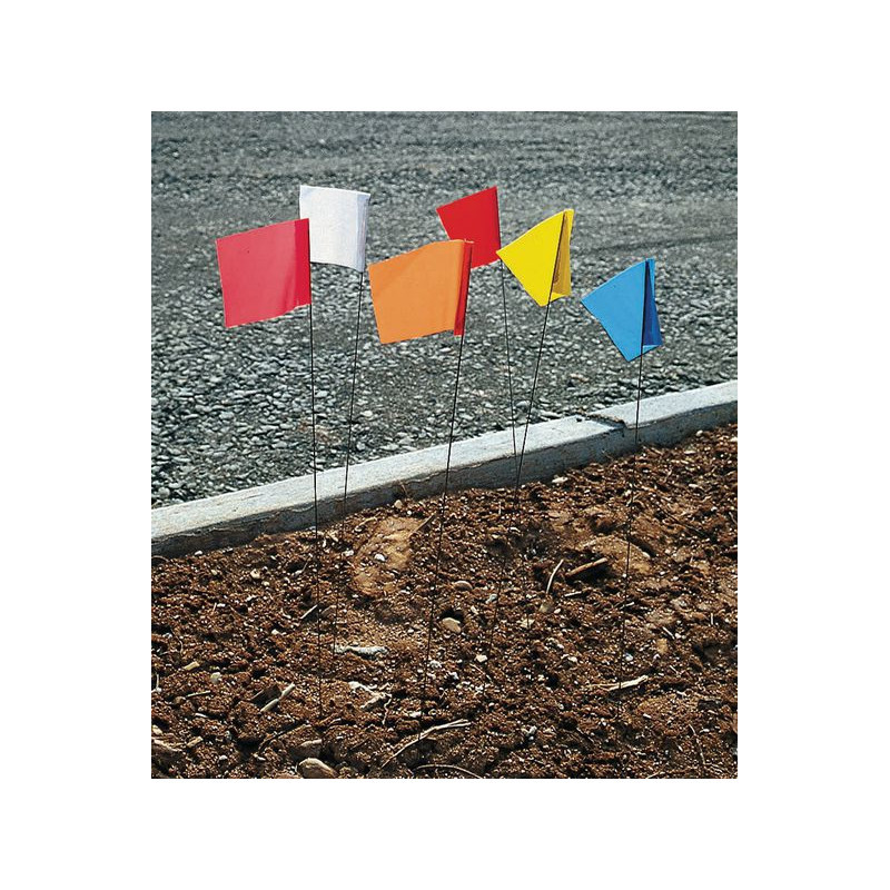 Piquet drapeau 40 cm - lot de 100 - 5 couleurs au choix