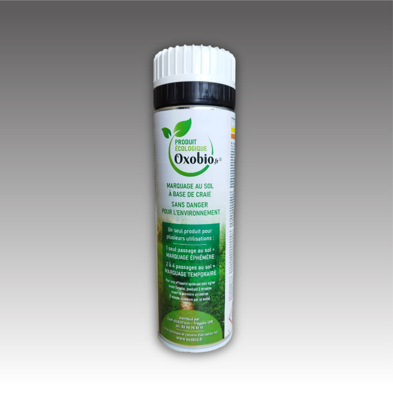 Bombe Marquage  éphémère écologique à la craie éphémère 30 jours- 7 couleurs
