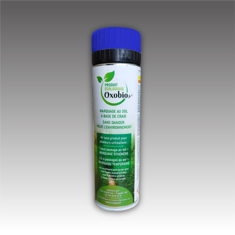 Bombe Marquage  éphémère écologique à la craie éphémère 30 jours- 7 couleurs