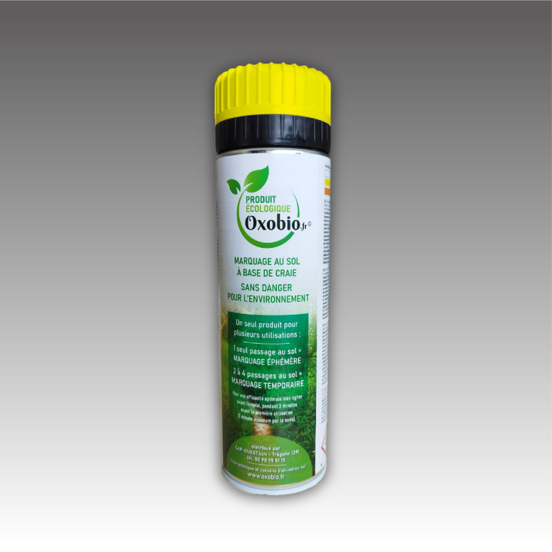 Bombe Marquage  éphémère écologique à la craie éphémère 30 jours- 7 couleurs