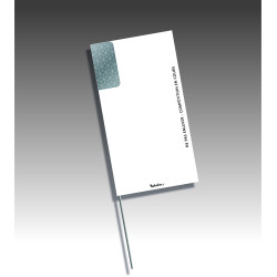 Piquet drapeau rectangle vertical