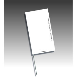 Piquets drapeaux rectangulaires - sans pastilles de nuit