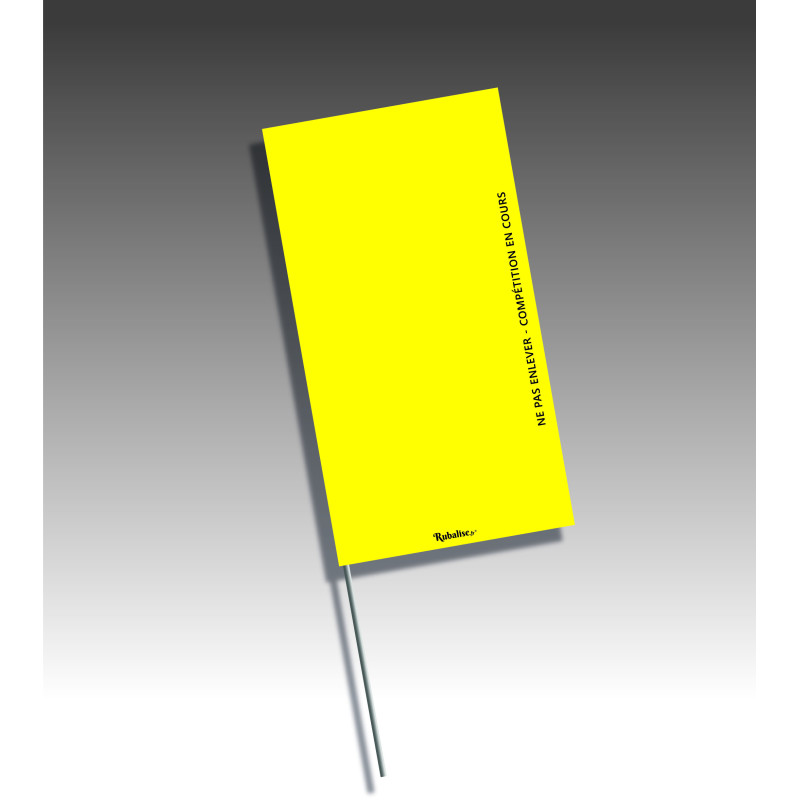 Piquets drapeaux rectangulaires - sans pastilles de nuit