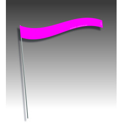 Piquets rubalises bandeaux- sans pastilles de nuit