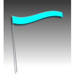 Piquets rubalises bandeaux- sans pastilles de nuit