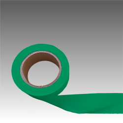 Ruban de signalisation plastique uni 50mm*250m -vert| Rubalise plastique