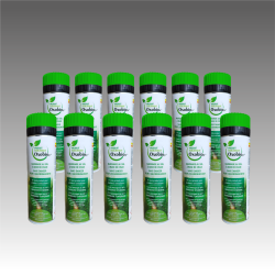 Lot carton de 12 bombes de Marquage écologique à la craie éphémère30 jours 500ml - couleur unique