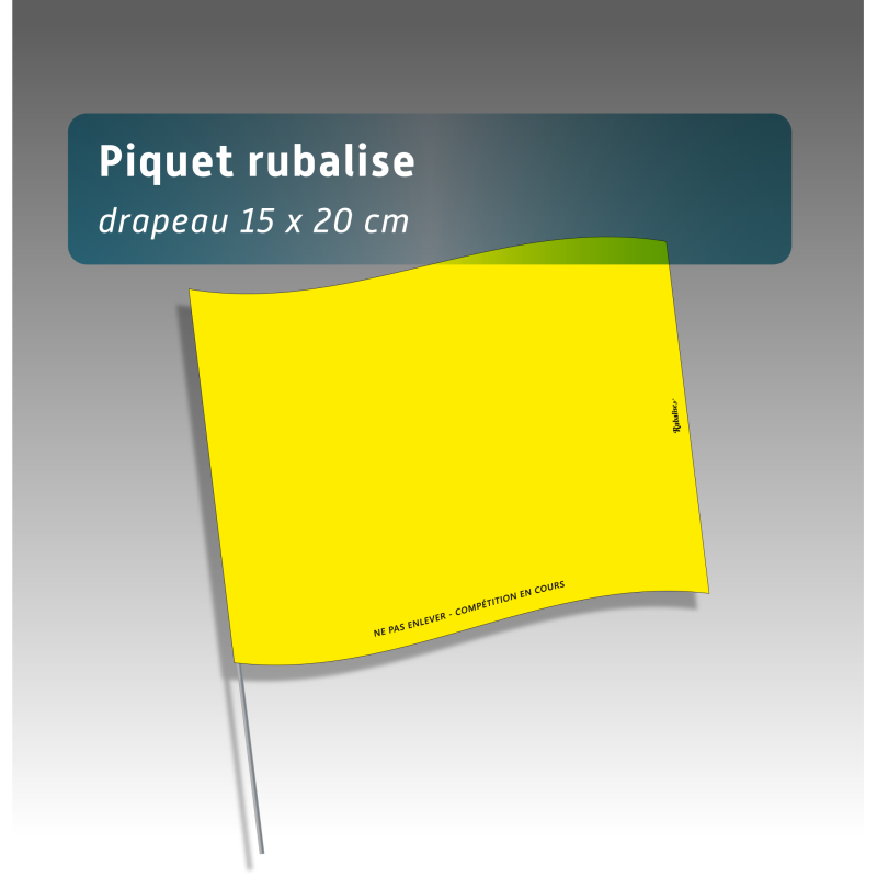 Piquet rubalise réutilisable - 7 couleurs -  Balisage