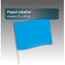 Piquet rubalise réutilisable - 7 couleurs -  Balisage