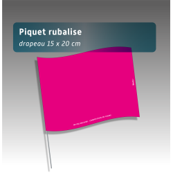 Piquet rubalise réutilisable - 7 couleurs -  Balisage