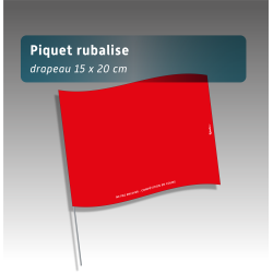 Piquet rubalise réutilisable - 7 couleurs -  Balisage
