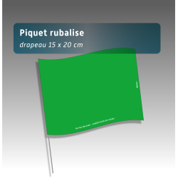 Piquet rubalise réutilisable - 7 couleurs -  Balisage