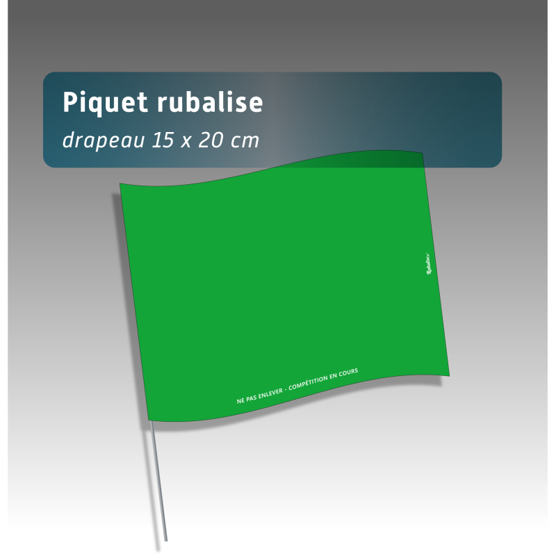 Piquet rubalise réutilisable - 7 couleurs -  Balisage