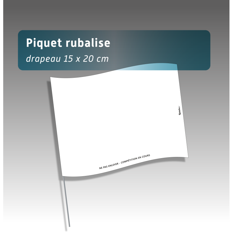 Piquet rubalise réutilisable - 7 couleurs -  Balisage