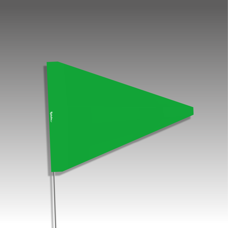 Piquets drapeaux triangulaires - sans pastilles de nuit