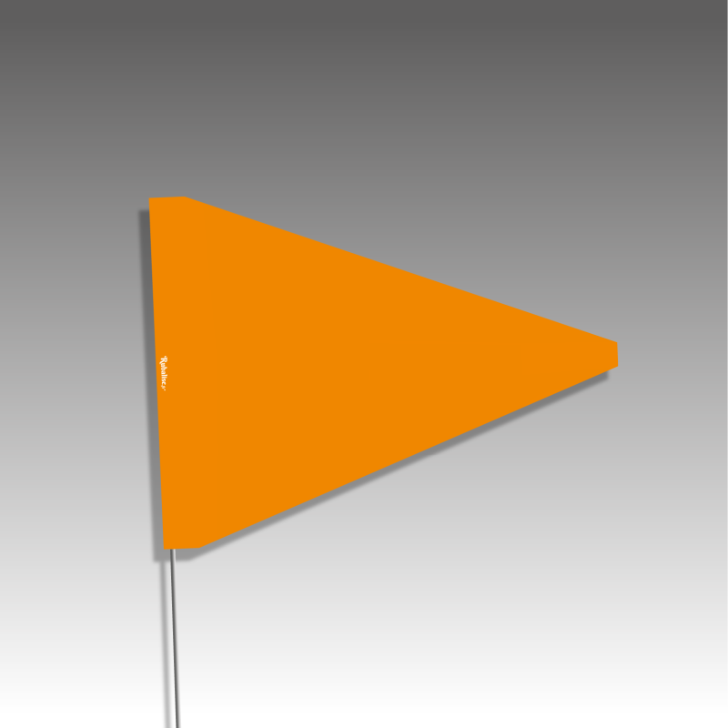 Piquets drapeaux triangulaires - sans pastilles de nuit