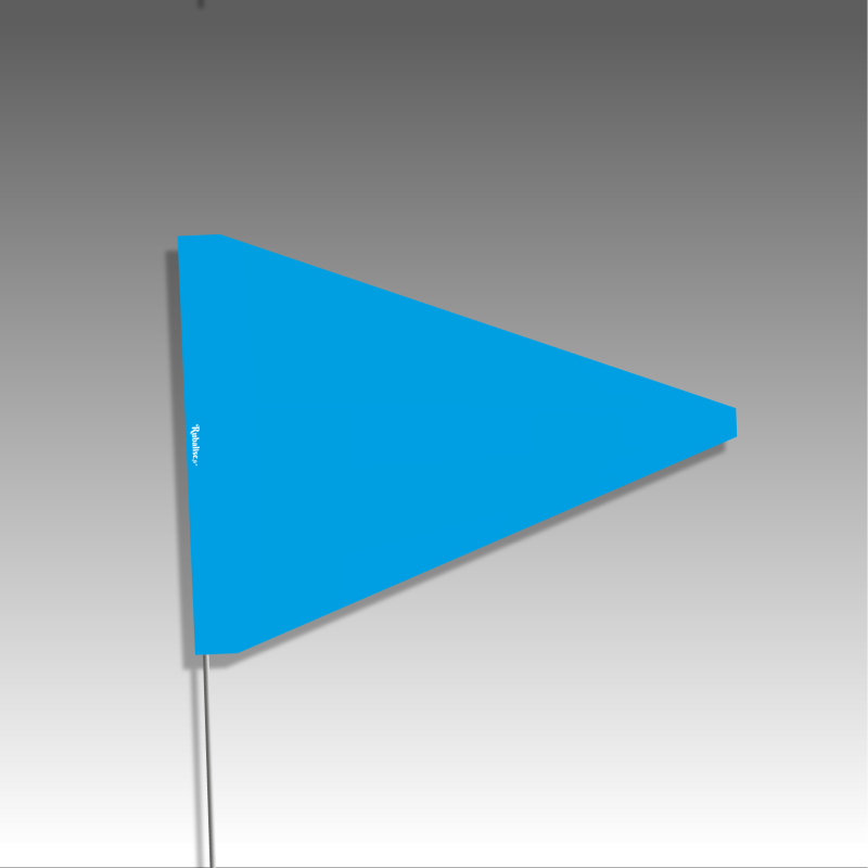 Piquets drapeaux triangulaires - sans pastilles de nuit