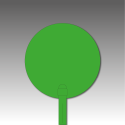 piquet jalon - lot 100 pour baliser un parcours sol dur solide et durable