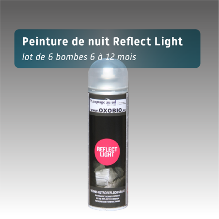 Lot de 6 Bombes Marquage de nuit Reflect light