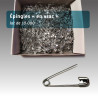 Épingles à Nourrice de Course 28 mm – Lot de 10 000 pour Fixation de Dossards