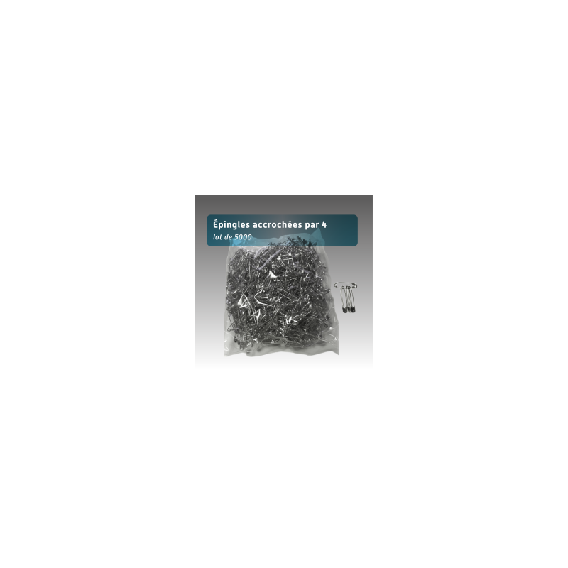 Épingles à Nourrice 28 mm Métal pour Dossards – Lots 5000
