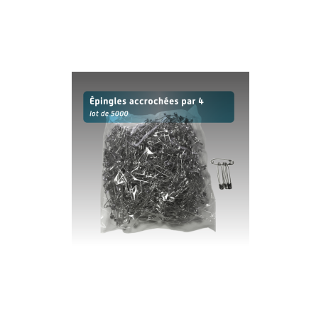 Épingles à Nourrice 28 mm Métal pour Dossards – Lots 5000