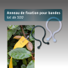 Anneau pour bande de rubalise réutilisable - lot de 500