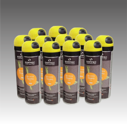 Lot de 12 bombes temporaires pour marquage au sol événementiel - 7 couleurs - couleur unique