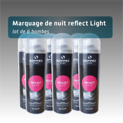 Lot de 6 Bombes Marquage de nuit Reflect light