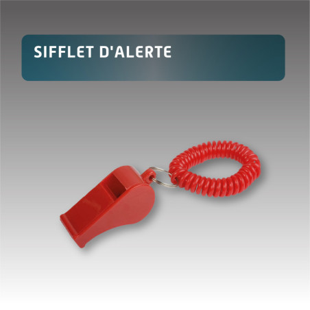 sifflet d'alerte sécurité