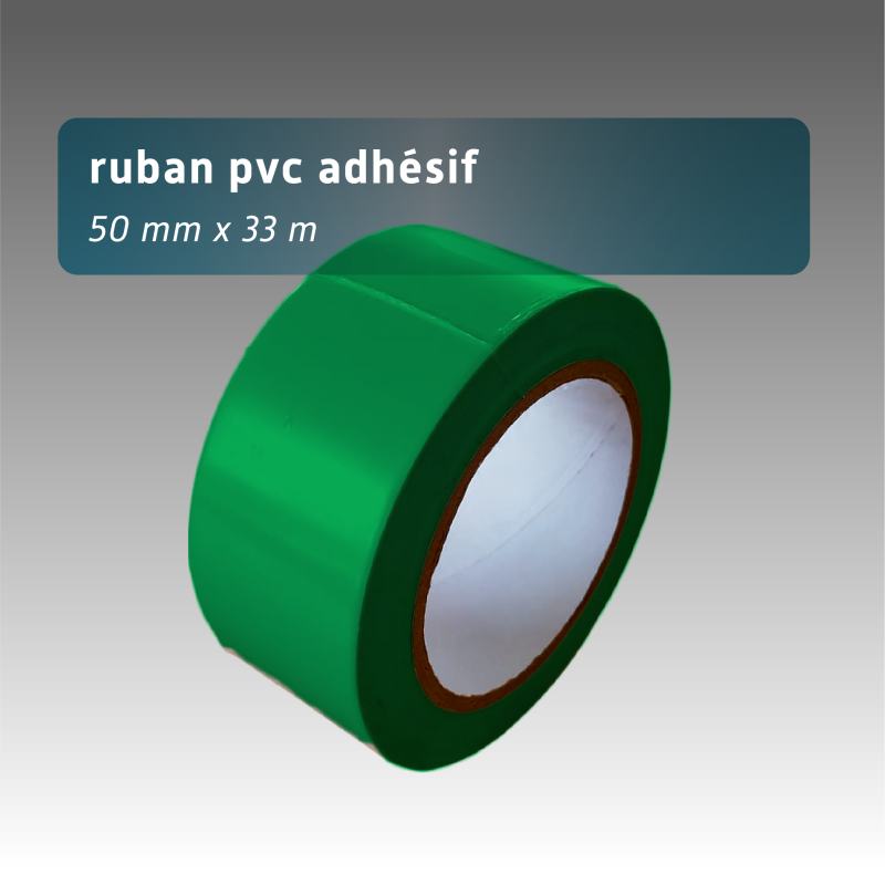 Ruban adhésif 50mm*33m jaune et noir