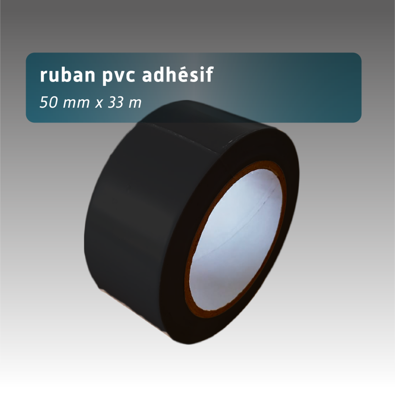Ruban adhésif 50mm*33m jaune et noir