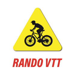 Panneau Rando VTT - Aquilux 70 x 90 cm