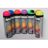 Bombe peinture marquage au sol permanent 12 mois - 7 couleurs