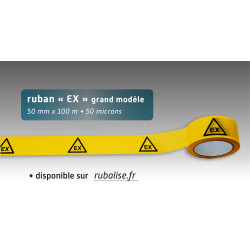 Rubalise plastique EX 50mm*100m