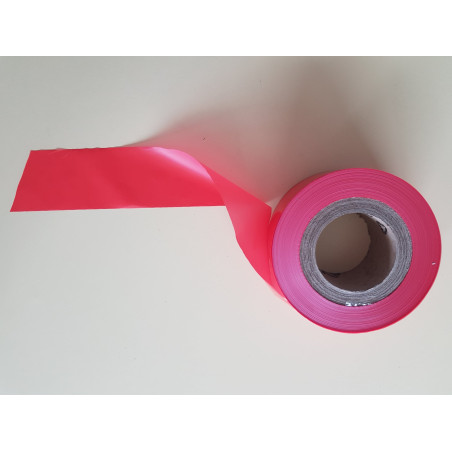 Rubalise de signalisation - couleur unie - 7 coloris - 70mm*250m - Rubalise