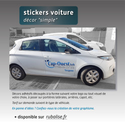 sticker véhicule simple